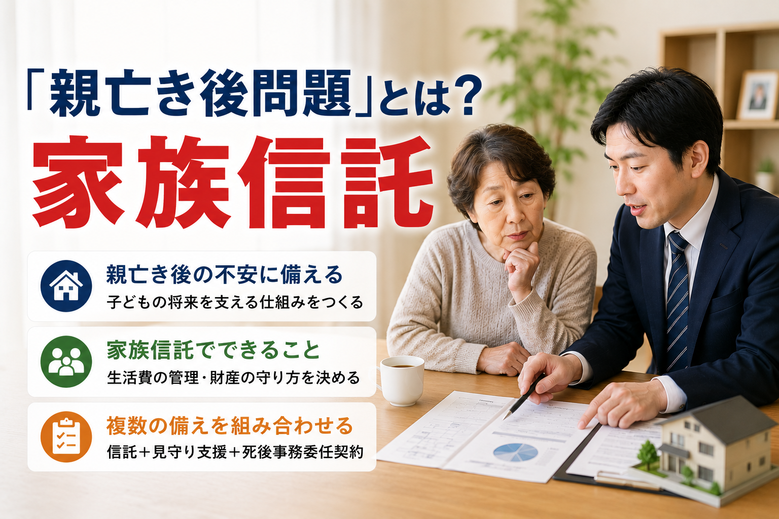 「親亡き後問題」とは?家族信託でできることを相談事例で解説