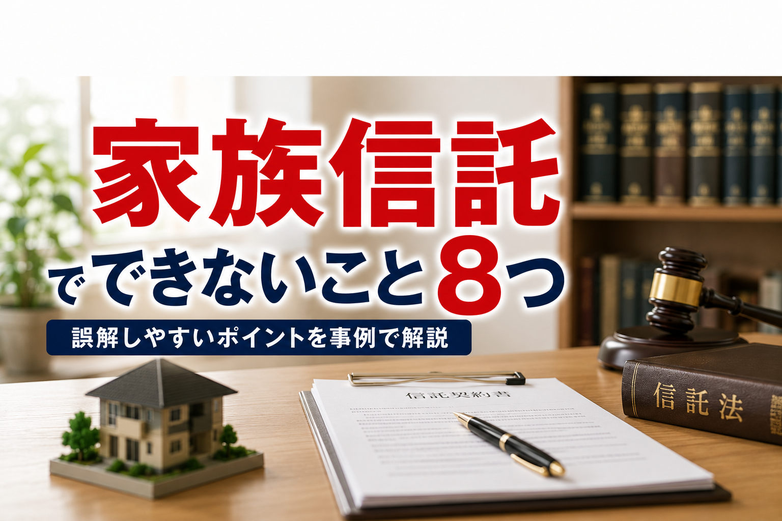 家族信託でできないこと8つ、誤解しやすいポイントを事例で解説