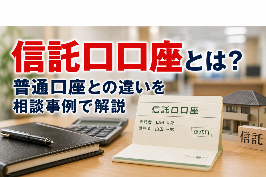 信託口口座とは?普通口座との違いを相談事例で解説