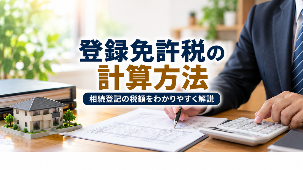登録免許税の計算方法をわかりやすく解説