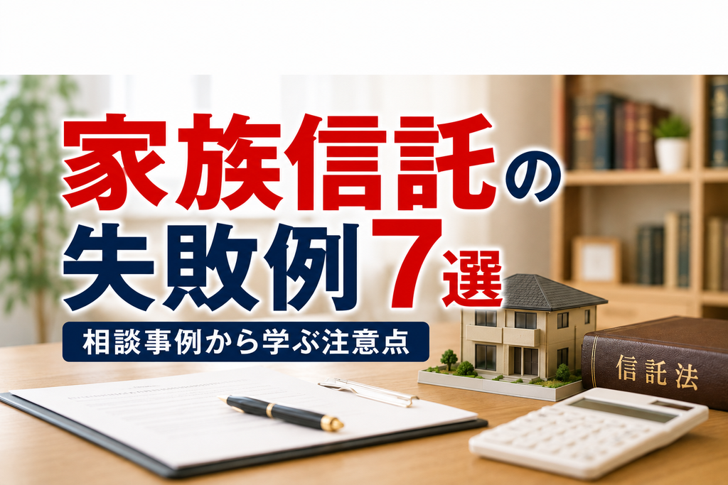 家族信託の失敗例7選、相談事例から学ぶ注意点